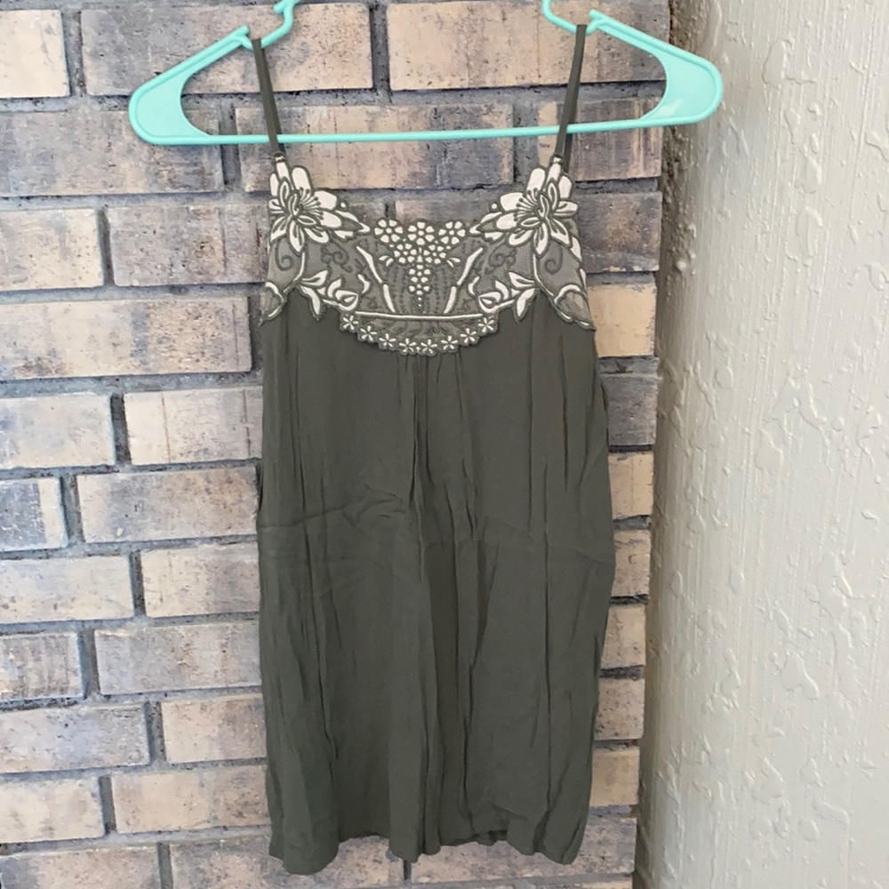 Maurices size large olive green tank